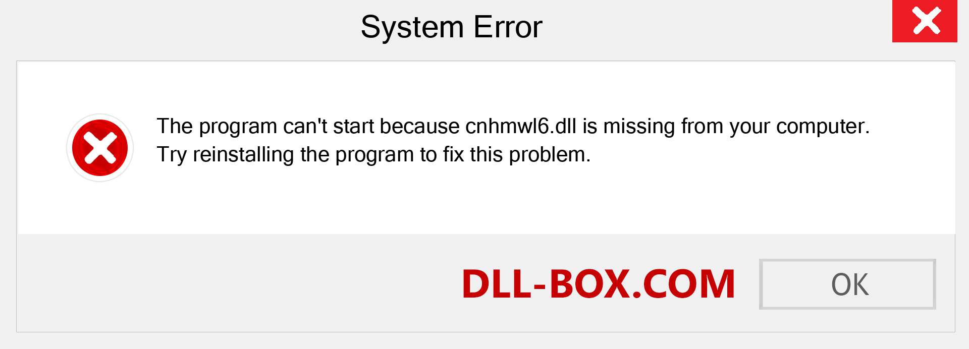  cnhmwl6.dll file is missing?. Download for Windows 7, 8, 10 - Fix  cnhmwl6 dll Missing Error on Windows, photos, images